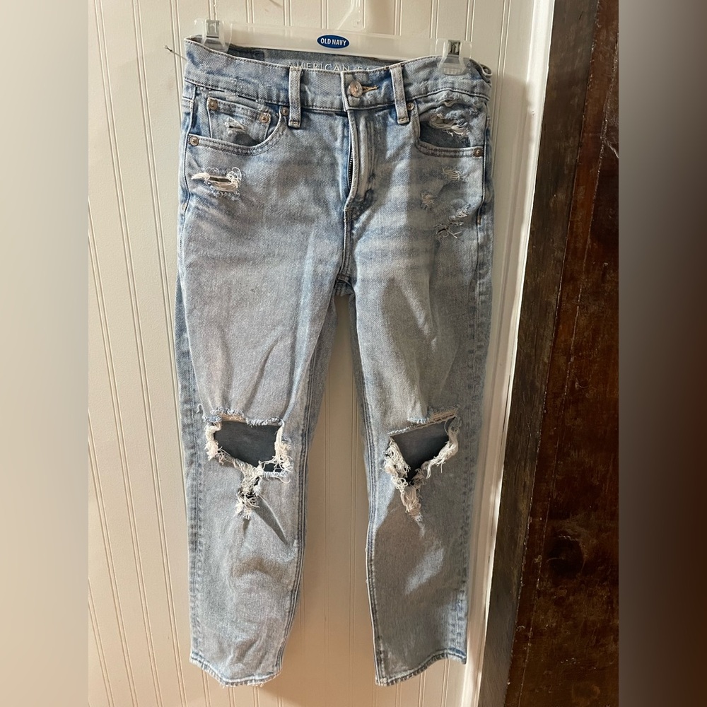 women’s american eagle mid rise stretch jeans